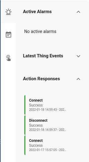 Actions Sidebar